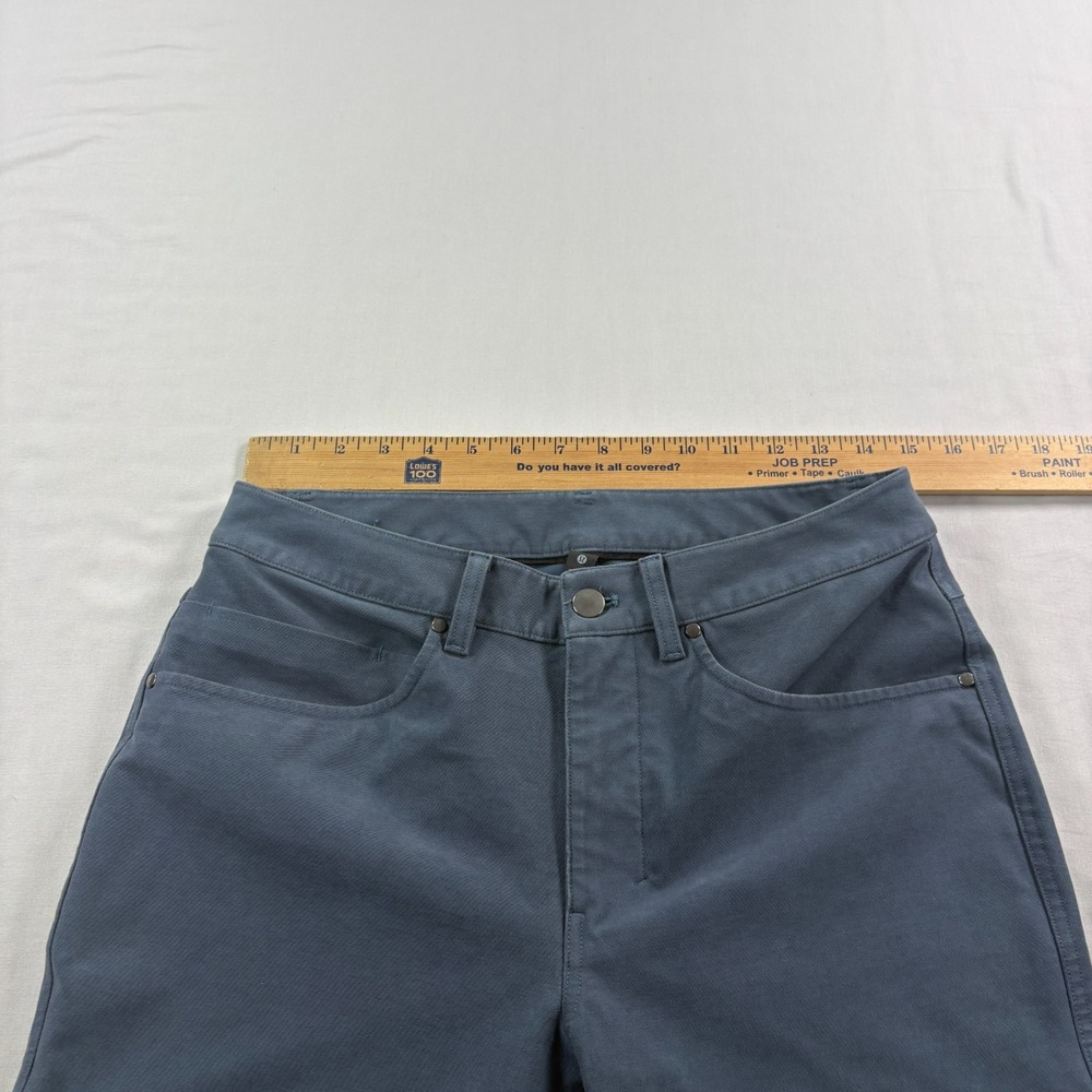 Lululemon ABC Pants Mens 30x31 Blue Slim Tapered Utilitech Casual Chino - Picture 4 of 9